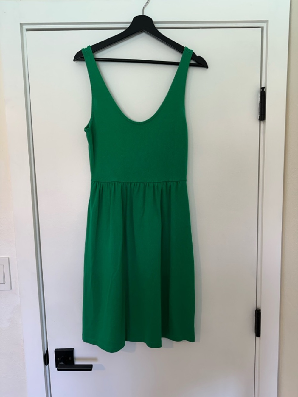 J. Crew Emerald Green Scoop Neck Dress